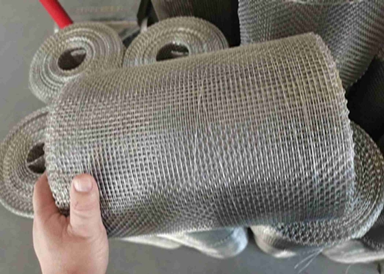 Alambre tejido Ss cerrado Mesh With Selvage Style del borde