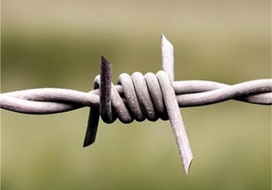 Sola protección acordeón torcida durable del alambre de púas contra la corrosión y la oxidación