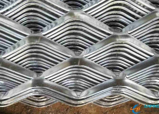 Malla metálica expandida de aluminio utilizada en la fabricación