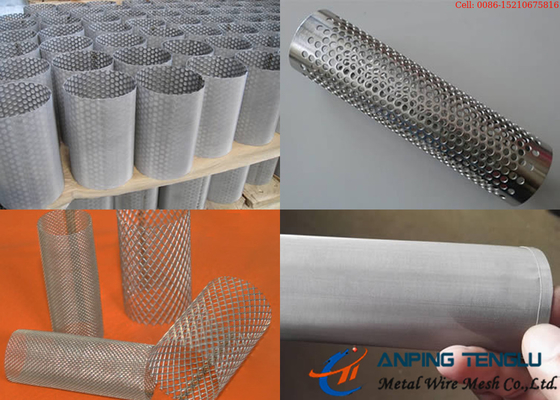 Tubo filtrante del metal con el alambre tejido Mesh Expanded Metal Perforated Type