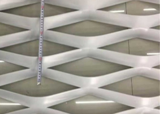 Metal ampliado de aluminio Mesh Width de la galvanización los 0.5m-2.5m