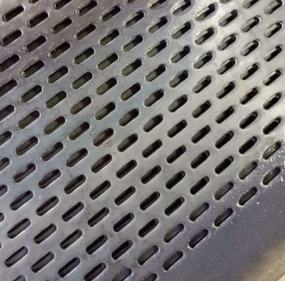 Redes metálicas perforadas de acero inoxidable 304 para perforar agujeros ovales