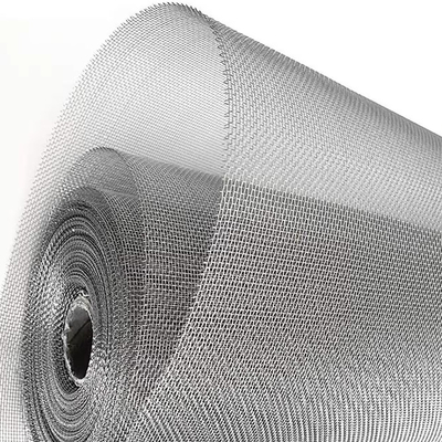 22 Mesh 0.2 Mm Steel Woven Wire Mesh 304 Invisible Window Screen