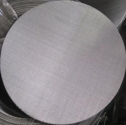 Disco de filtro de malla de alambre holandés de acero inoxidable para soluciones de filtración de bajo costo