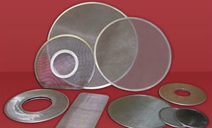 Tipo de tejido Tubolar Filtros de malla de alambre con bordes Paquetes de pantalla de borde Circular pantallas tensas