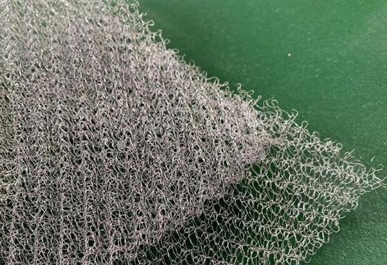 Gas Liquid Filter Stainless Steel Knitted Wire Mesh Crochet Weaving Long Lifespan