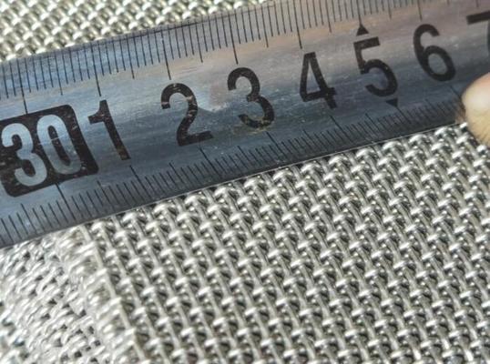 Ventana de malla de acero inoxidable pantalla de seguridad de superficie plana recubierta de PVC múltiples tamaños