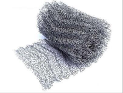 Pantalla filtrante de malla de alambre tejida comprimida con ganchillo, tipo plana / corrugada