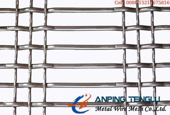 alambre prensado de acero inoxidable SS306 Mesh Bright Silver de 4m m