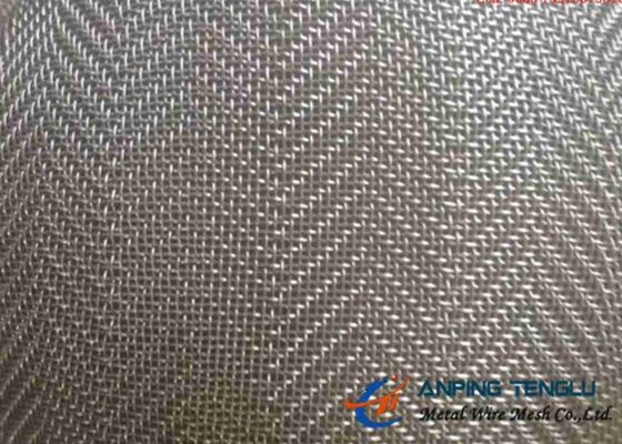 AISI304 8 100 al alambre tejido de acero inoxidable Mesh Herringbone Weave