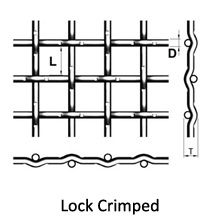 La cerradura de acero inoxidable prensó la malla de alambre, agujero de 4mm-100m m, alambre de 0.8-4.8m m