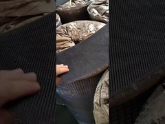 Red de pantalla de seguridad de trabajo pesado 750 mm Máxima resistencia / durabilidad Red de acero negro