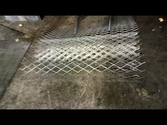 Acero galvanizado de malla metálica expandida Estructura firme Acero bajo en carbono ISO