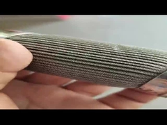 Filtro de malla de alambre de apertura precisa resistente a la corrosión para filtración de gas de aceite pesado
